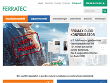Tablet Screenshot of ferratec.ch